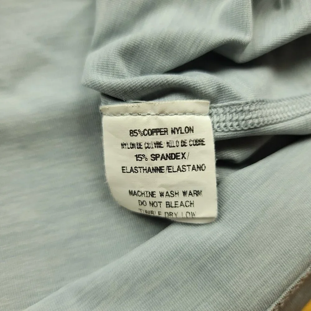 Tommie Copper Mens 2XL Shirt Cool Copper Compression Gray Train Running‎ Workout